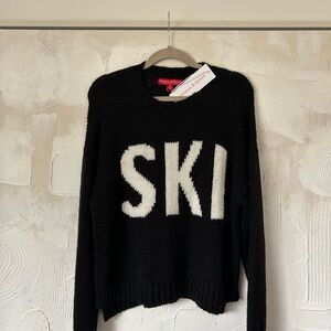Krimson Klover Black 'SKI' Sweater